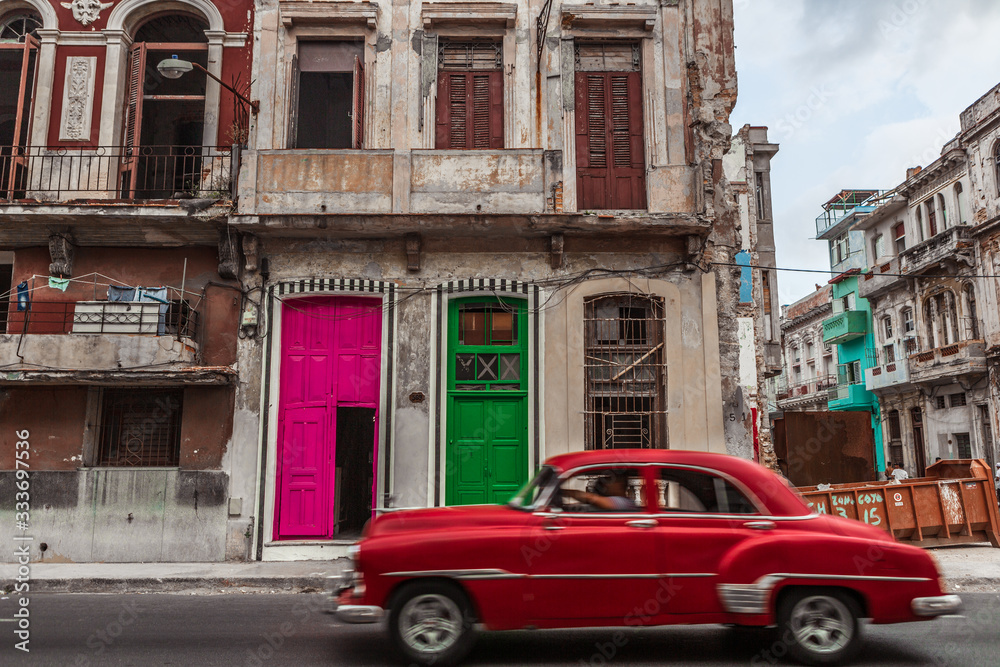 Old Cars in Havana Cuba