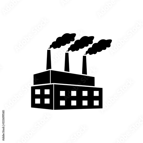 Factory industrial icon vector logo