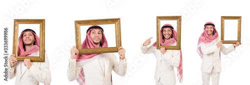 Arab man in diversity concept photo