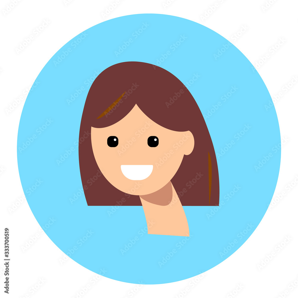 vector illustration of a girl vector illustration of a girl