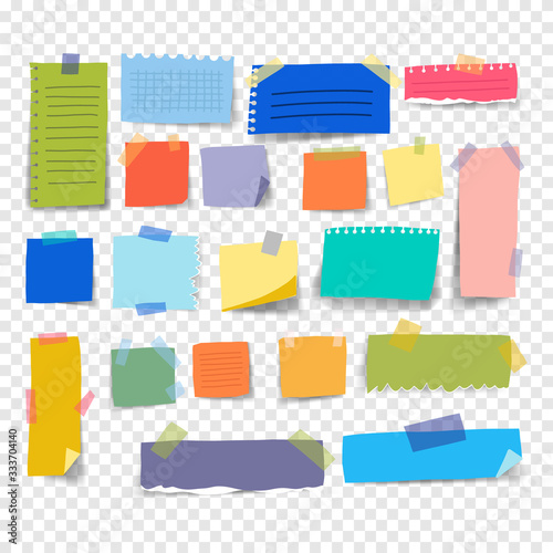 Set notebook leaves hanging wall adhesive tape.