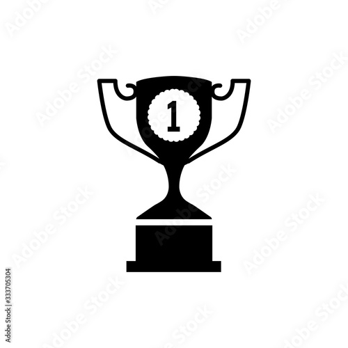 Trophy icon vector. champions cup icon illustration.