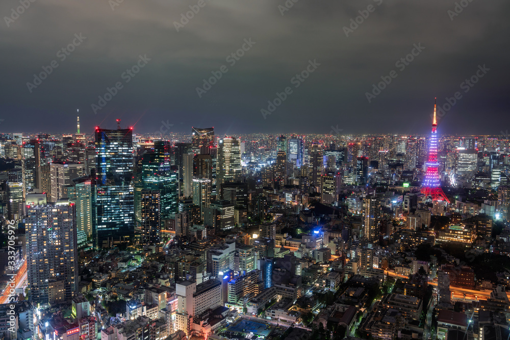 Fototapeta premium Z widokiem na miasto