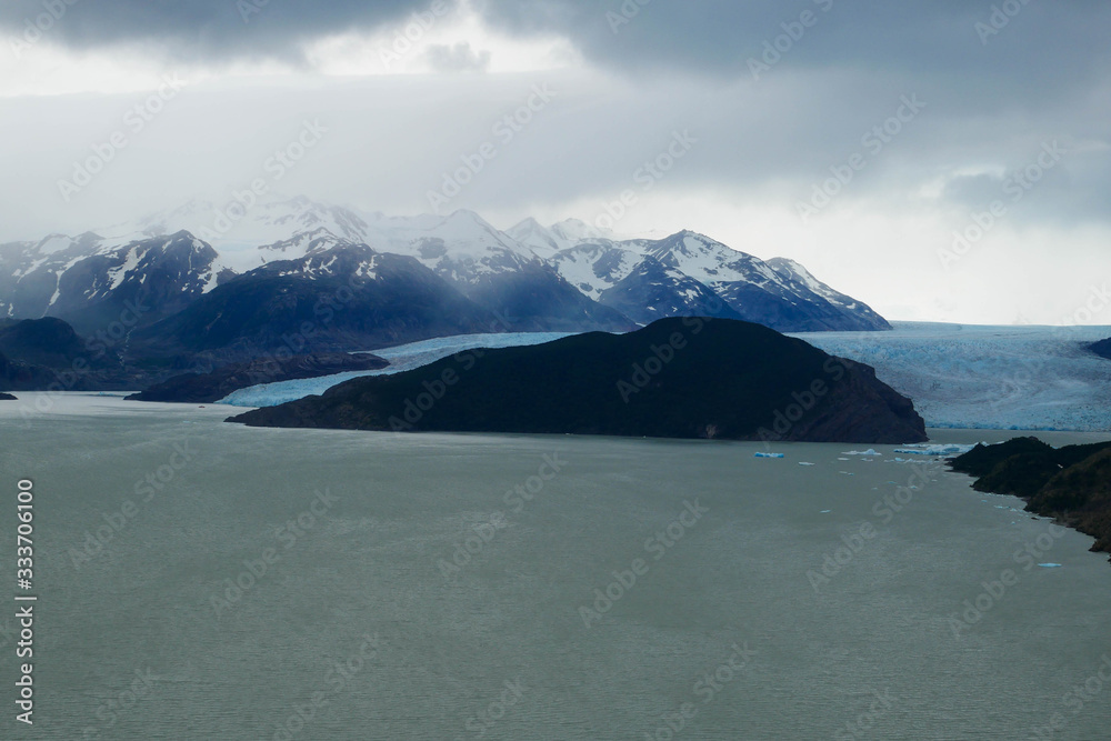 Obraz premium Glaciar Grey