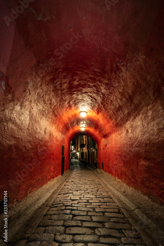 Tunnel in old town, Stockholm
