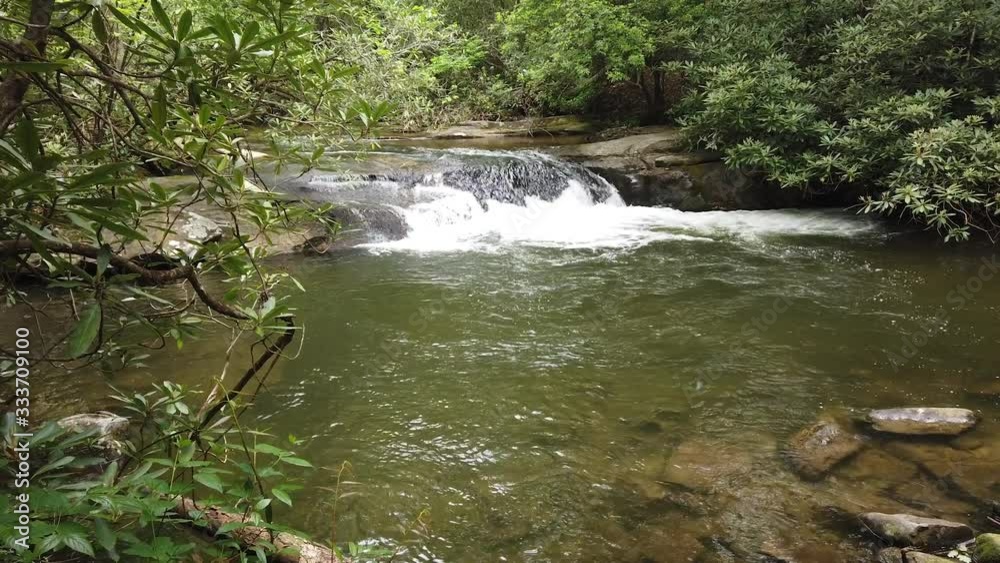 tream in Forest Spring Lush and Green in the Upstate of South Carolina Cascade Falls tream in Forest Spring Lush and Green in the Upstate of South Carolina Cascade Falls