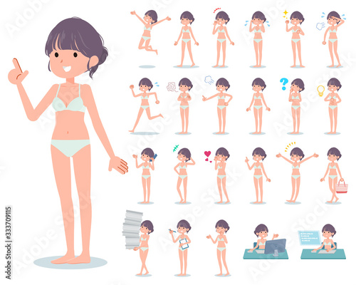 flat type underwear women_emotion