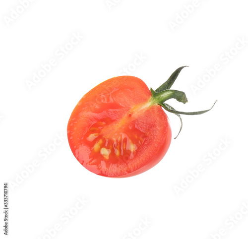 Wallpaper Mural Half of fresh tomato isolated on white Torontodigital.ca