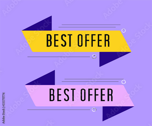 sale black friday special offer set of retail tags stickers and free vector illustration