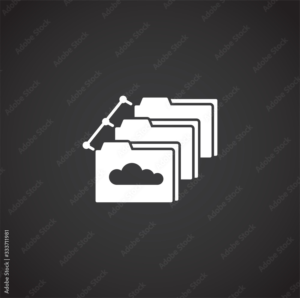 Big data analitics icon on background for graphic and web design. Creative illustration concept symbol for web or mobile app Big data analitics icon on background for graphic and web design. Creative illustration concept symbol for web or mobile app