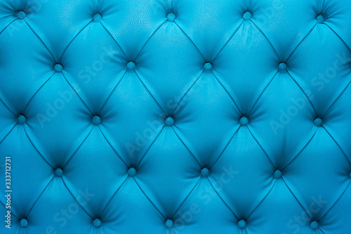 Leather sofa upholstery, blue abstract pattern, texture, background