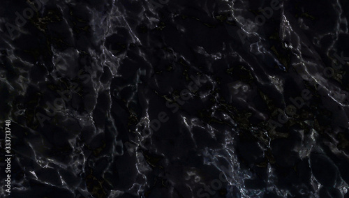 Black marble texture background with natural gray pattern