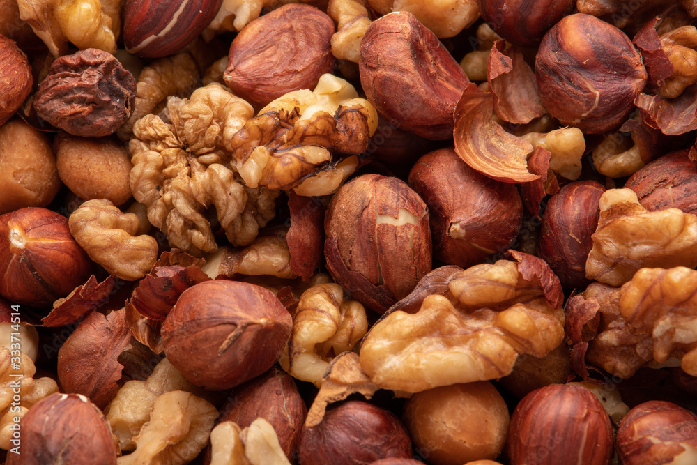 pile of mixed nuts pile of mixed nuts