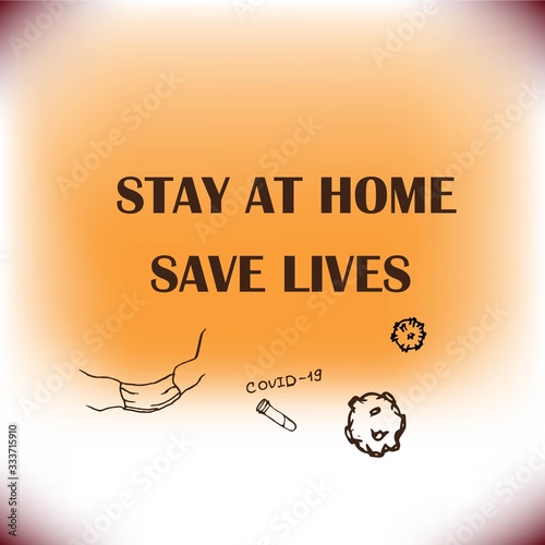 A motivative moto with decorative elements