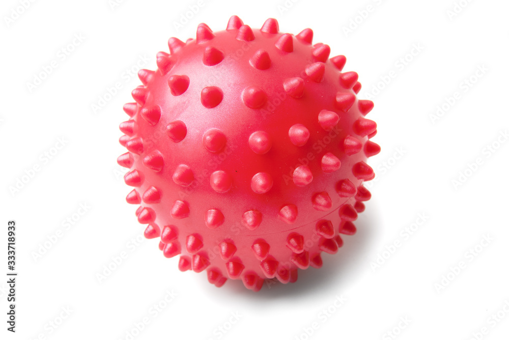 Model of a coronavirus on white background. Covid-19 and copy space. SARS-CoV-2 Model of a coronavirus on white background. Covid-19 and copy space. SARS-CoV-2