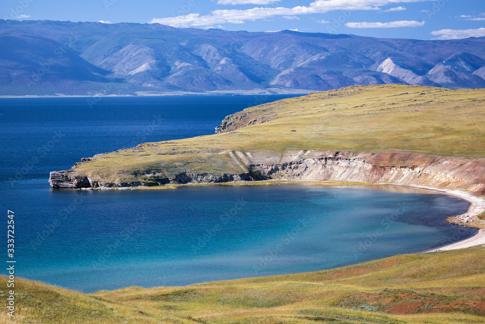 Beautiful landscape of Olkhon island, Baikal, Russia Beautiful landscape of Olkhon island, Baikal, Russia