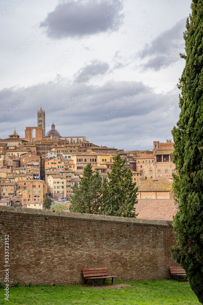 A view of Siena Italy