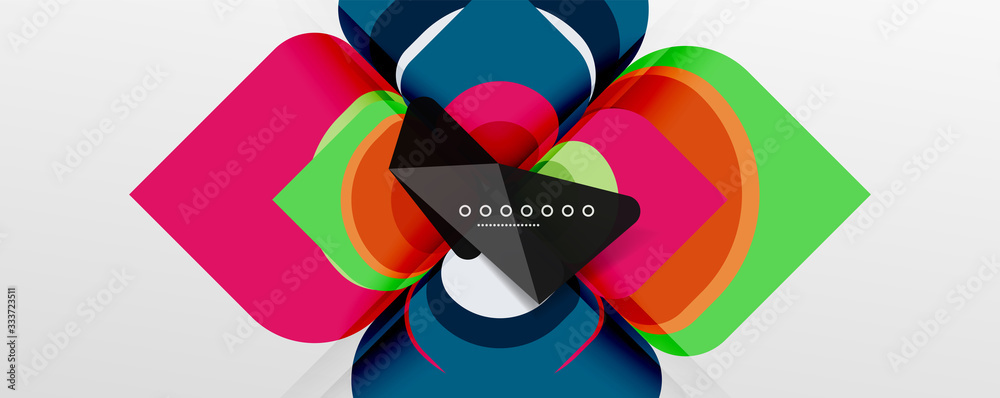 Abstract background - geometric cut paper design flower or square shape composition. Vector Illustration For Wallpaper, Banner, Background, Card, Book Illustration, landing page Abstract background - geometric cut paper design flower or square shape composition. Vector Illustration For Wallpaper, Banner, Background, Card, Book Illustration, landing page