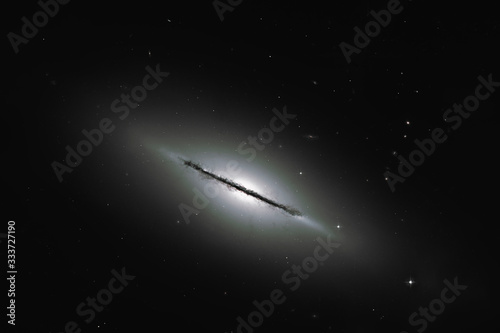 Fototapeta Naklejka Na Ścianę i Meble -  Space galaxy Edge Background. Elements of this image furnished by NASA. Retouched image.