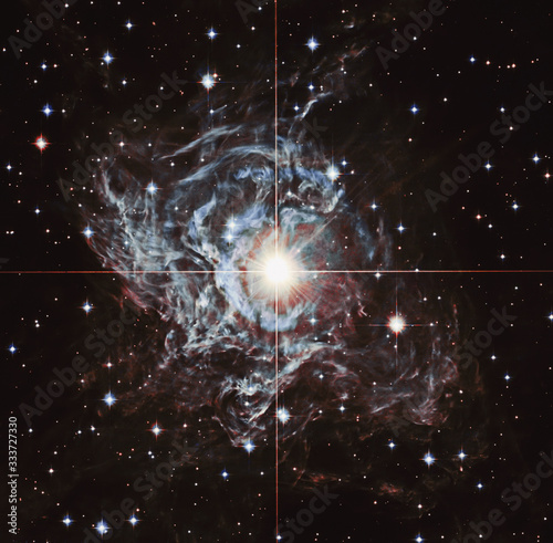 Fototapeta Naklejka Na Ścianę i Meble -  Space Galaxy Background. Elements of this image furnished by NASA.