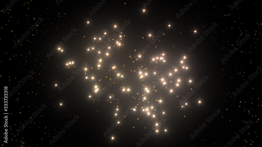 illumination neon space star particle flash light 3D illustration abstract background illumination neon space star particle flash light 3D illustration abstract background