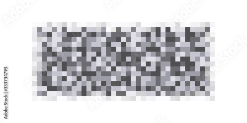 Censor pixeled bar. Nudity skin or sensitive text adult content cover. Abstract censorship blurred mosaic monochrome pattern.