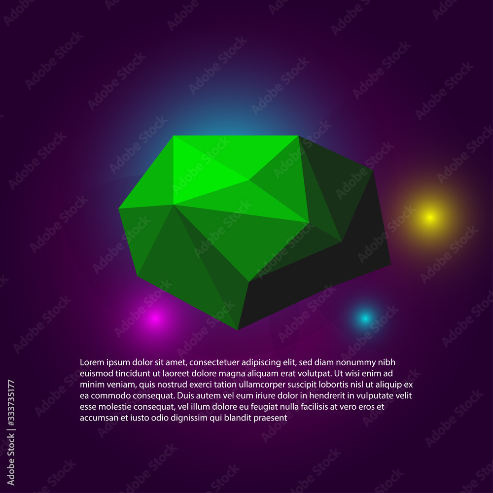 abstract background for meteorite in polygon style,vector illustrations  Stock Vector | Adobe Stock
