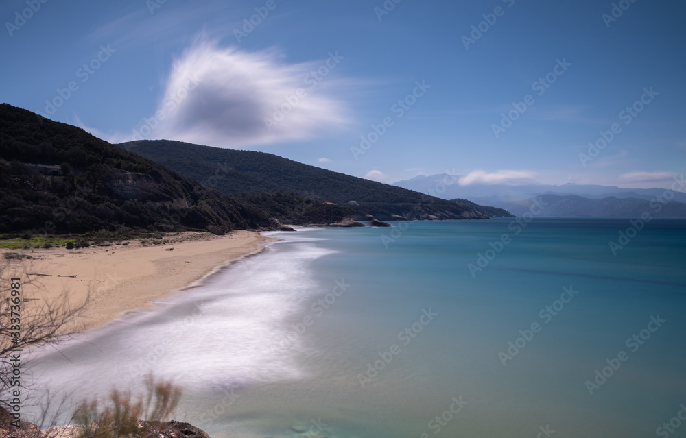 Farinole - Sandy beach in the North of Corsica