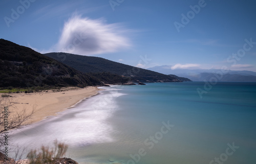 Farinole - Sandy beach in the North of Corsica
