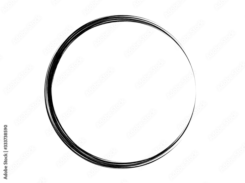Grunge circle made of black paint.Grunge circle made for marking.Black oval ink element made for your project. Grunge circle made of black paint.Grunge circle made for marking.Black oval ink element made for your project.