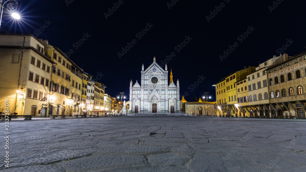 Fototapeta premium Firenze, basilica di Santa Croce