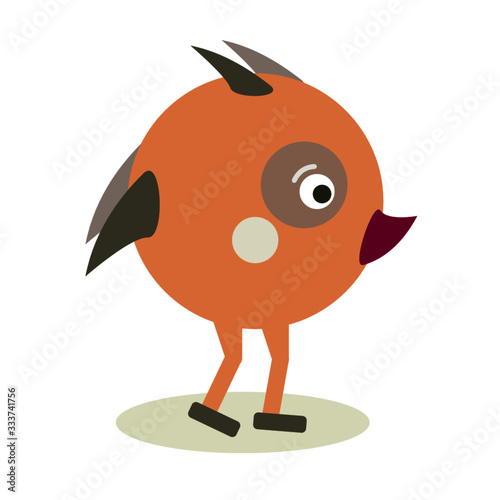 Olly - Animal rigolo dessin animé de profil