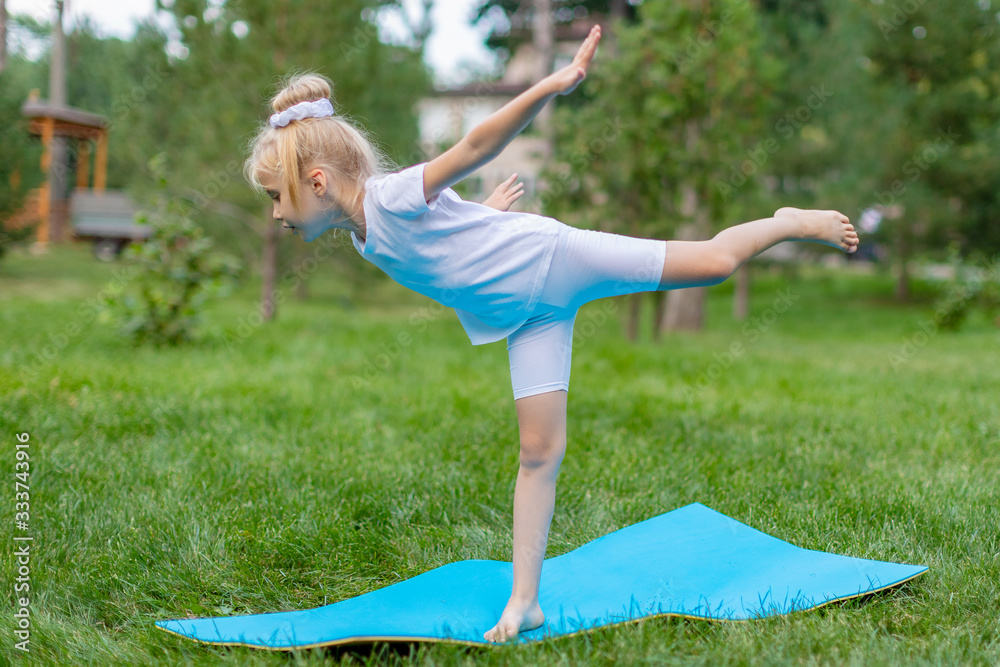 young woman doing yoga exercise young woman doing yoga exercise