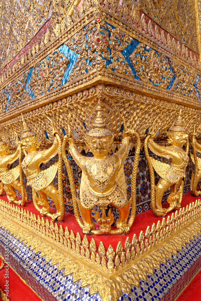 Guardian statue in Grand Palace - Bangkok Thailand