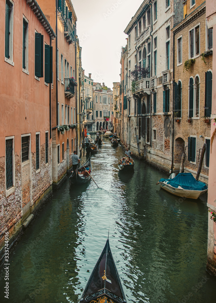 water channel in venice, italy