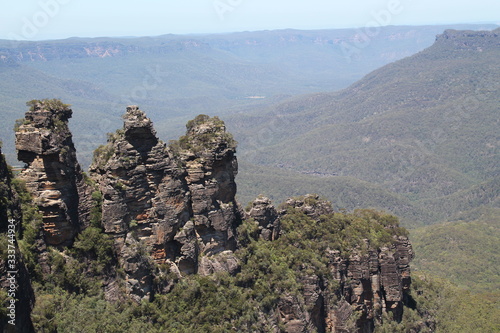 Three Sisters rock in New South Wales, Australia