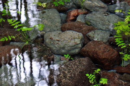 sassi in acqua