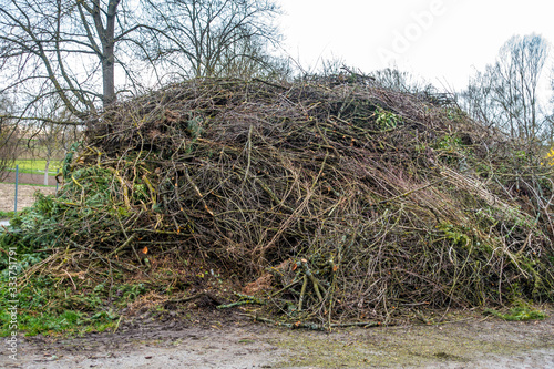 Sammelstelle für Gartenabfälle