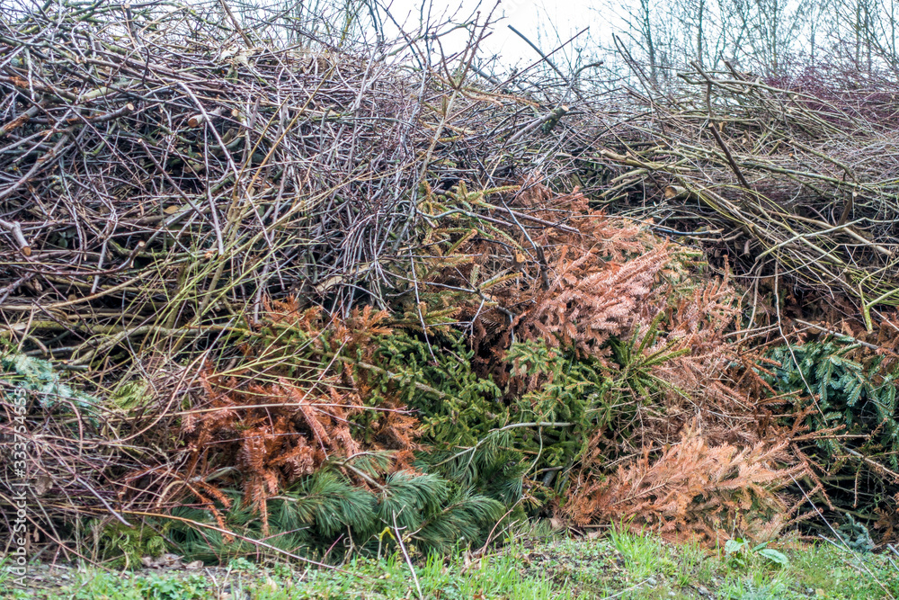 Sammelstelle für Gartenabfälle Sammelstelle für Gartenabfälle