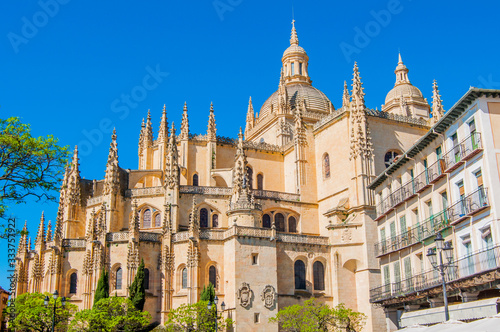 Details of the city of Segovia Spain