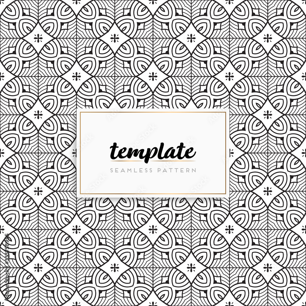 Background mandala seamless pattern vector Background mandala seamless pattern vector