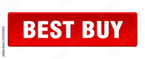 best buy button. best buy square red push button
