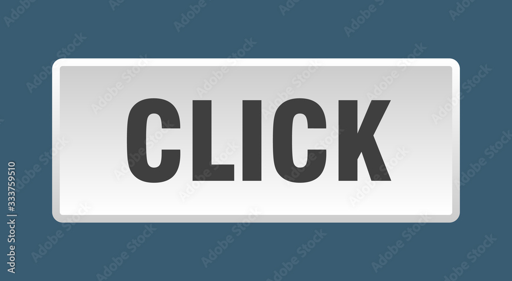 click button. click square white push button click button. click square white push button