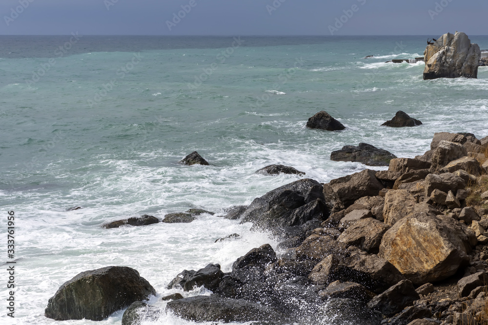 cliffs on the sea coast