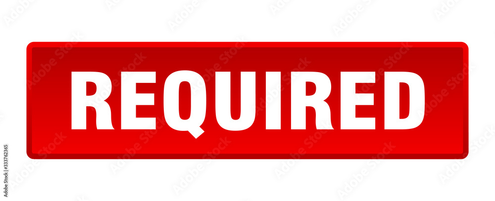 required button. required square red push button required button. required square red push button