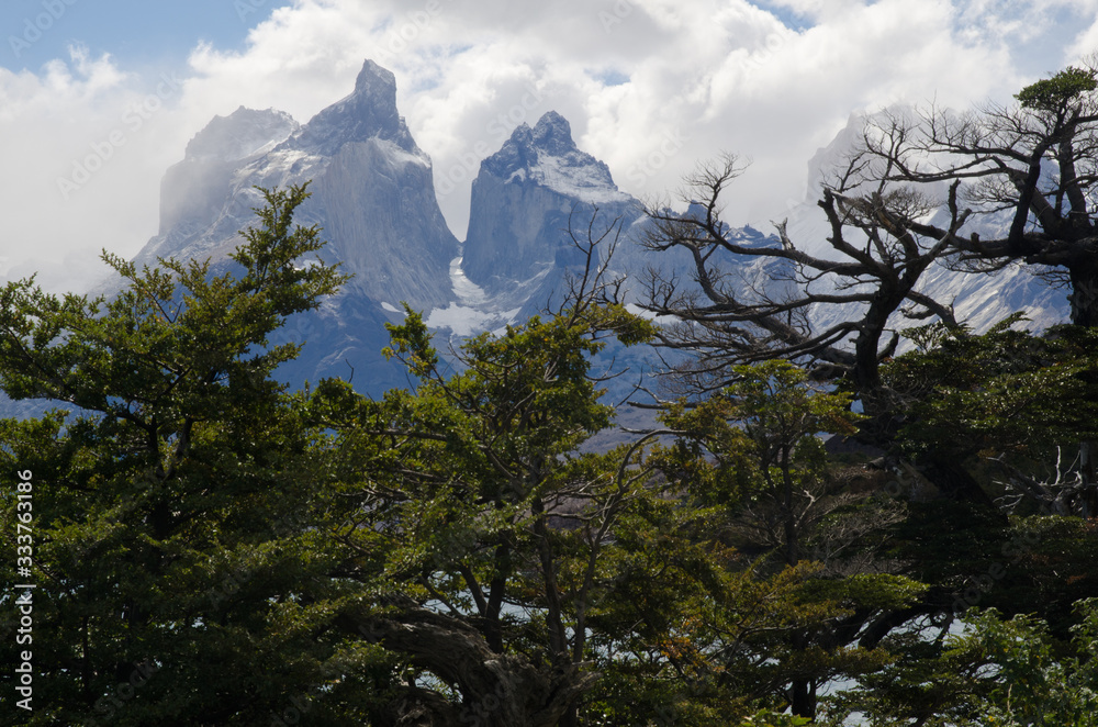 Paine Horns in Torres del Paine National Park.
