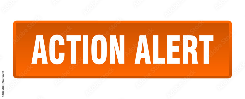 action alert button. action alert square orange push button action alert button. action alert square orange push button