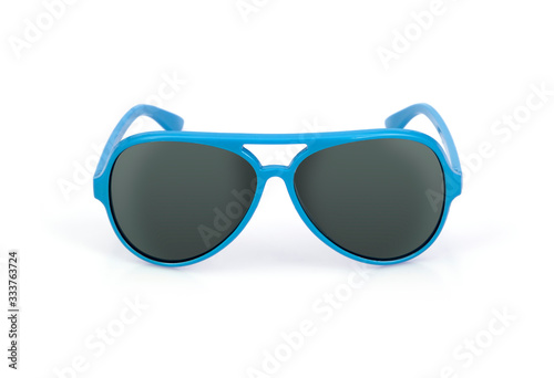 Sunglasses isolated on white background for applying on a portrait