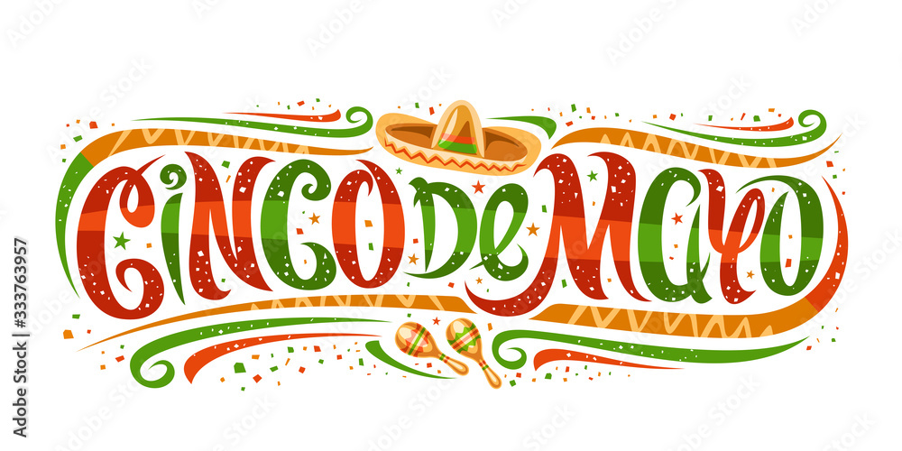 Cinco De Mayo Hand Drawn Lettering Perfect For Poster Greeting Card Logo  Tshirt Banner Vector Illustration Eps 10 Stock Illustration - Download  Image Now - iStock