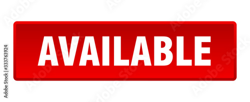 available button. available square red push button